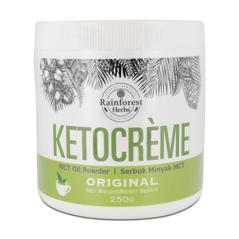 Rainforest Herbs KetoCreme MCT Oil Powder 250g for Drinks