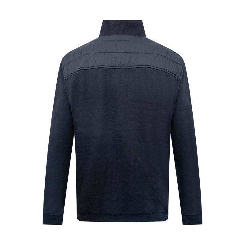 Fynch-Hatton Textilien Mens Navy Blue Jacket 100% Cotton