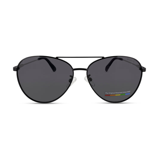 Polaroid Black Pilot Sunglasses PLD 4142 807M9