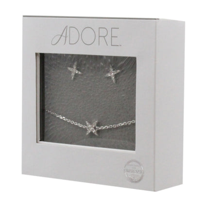 Swarovski Bracelet & Earring Set By Adore Elegance 