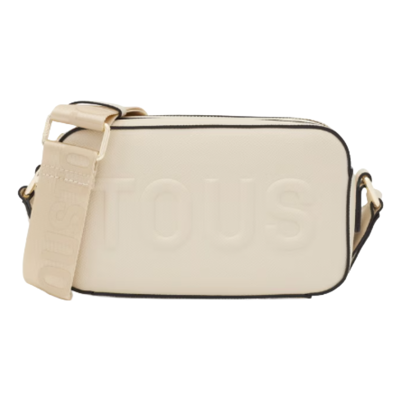 Tous Crossbody Reporter Bag Beige