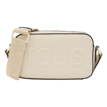 Tous Crossbody Reporter Bag Beige