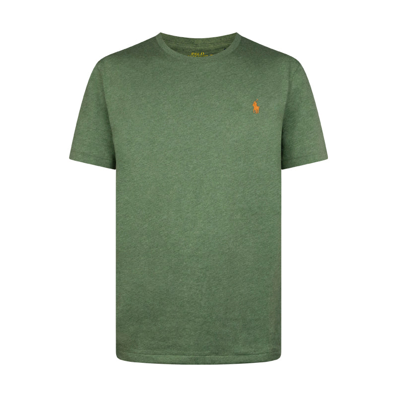 Ralph Lauren Polo Custom Slim Fit Short Sleeve Crew Neck T-Shirt Green