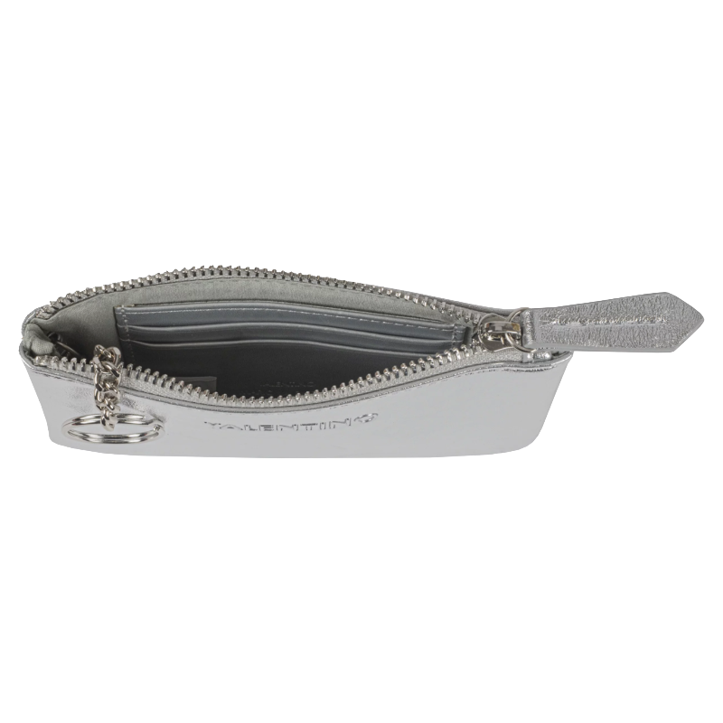 Mario Valentino Women's Mayfair Card Purse Silver
