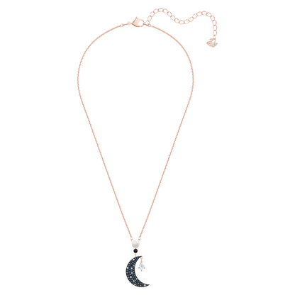 Swarovski Symbolic Moon Rose Gold Necklace
