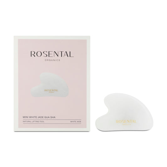 Rosental Organics Mini White Jade Gua Sha Natural Lifting Tool