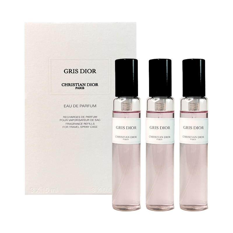 Dior Gris Dior Eau De Parfum 3 x Refills 15ml
