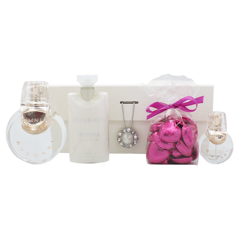 Bvlgari Omnia Crystalline 100ml EDT Gift Set & Chocolates