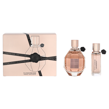 Viktor & Rolf Flowerbomb Gift Set Spray Eau De Parfum 100ml & 20ml