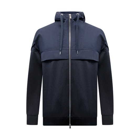 Hugo Boss Steele 406 Men's Full Zip Hoodie Dark Blue