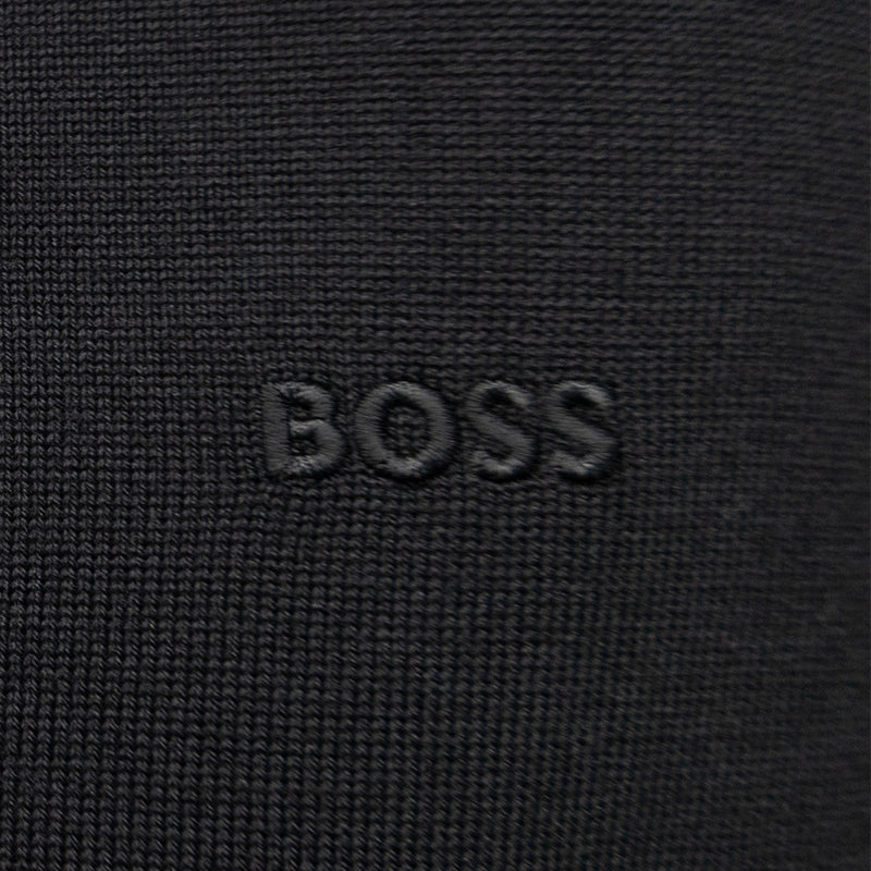 Hugo Boss Knitted Polo Shirt Black | Men's Fashion