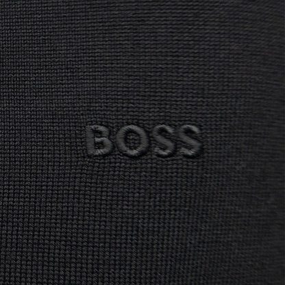 Hugo Boss Knitted Polo Shirt Black | Men's Fashion