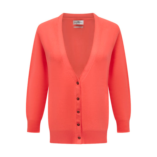 Fynch-Hatton Women's Cardigan Coral - Parent Variant