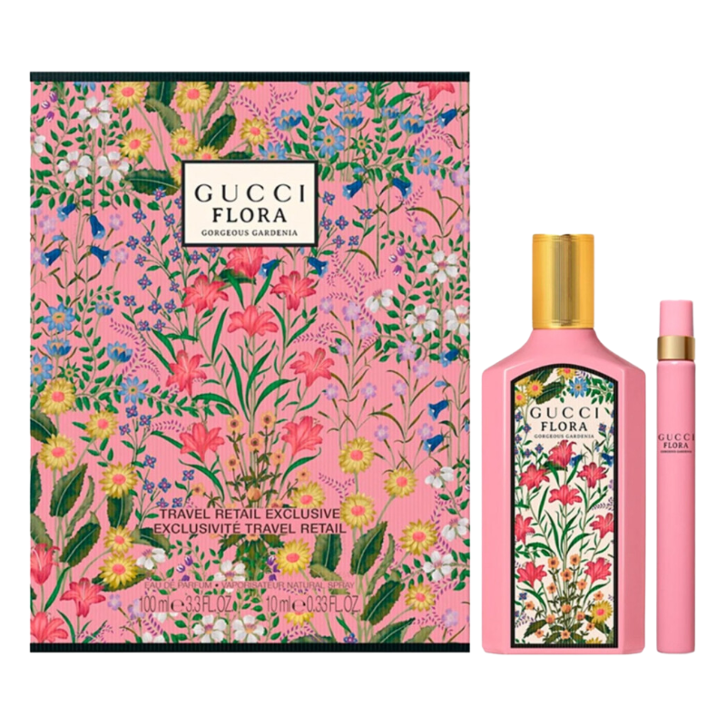 Gucci Flora Gorgeous Gardenia 100ml Eau De Parfum Set