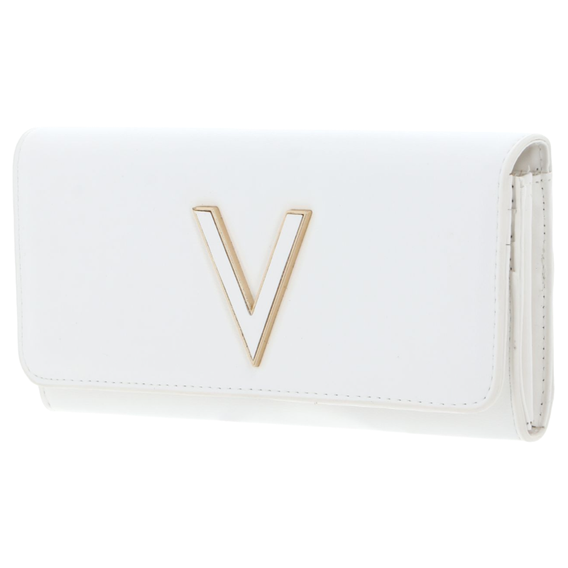 Valentino Coney Large Wallet White Women's VPS7QN113