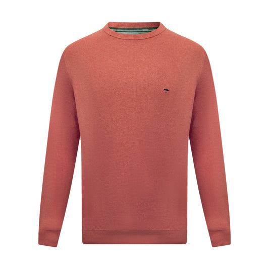 Fynch-Hatton Men's Knitted Jumper Orient Red 