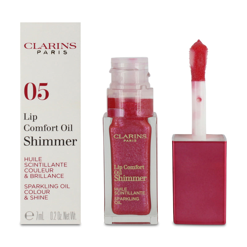 Clarins Lip Comfort Oil Shimmer 05 Pretty Pink