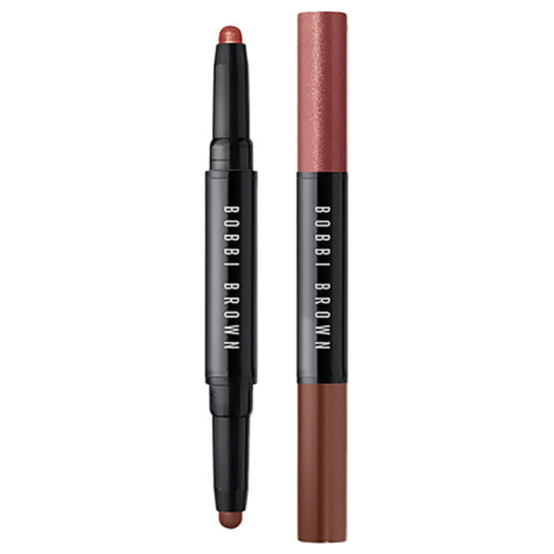 Bobbi Brown Dual-Ended Long-Wear Cream Eyeshadow Stick Rusted Pink / Cinnamon (Blemished Box)