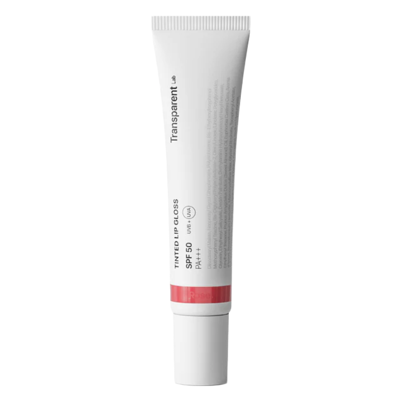 Niche Beauty Transparent Lab Tinted Lip Gloss SPF 50 Rose 15ml (Blemished Box)