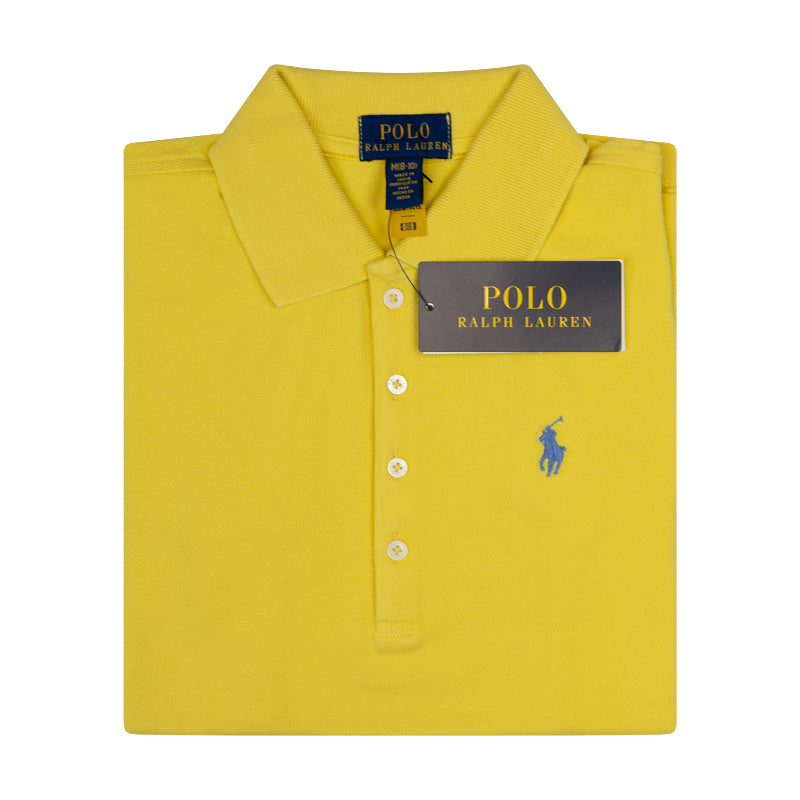 Ralph Lauren Girls Polo Shirt | Yellow & Stylish