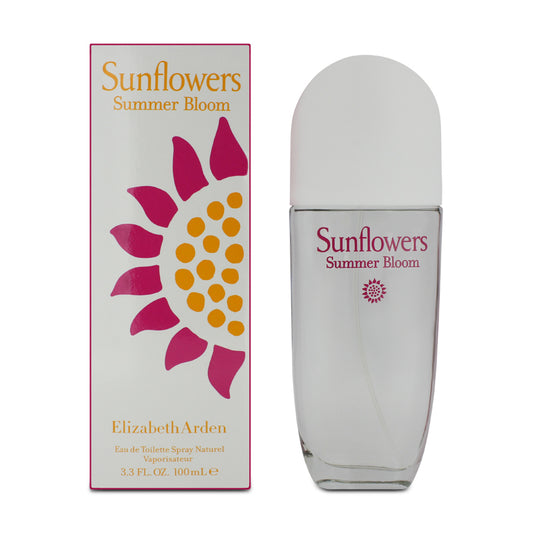 Elizabeth Arden Sunflowers Summer Bloom 100ml Eau De Toilette (Blemished Box)