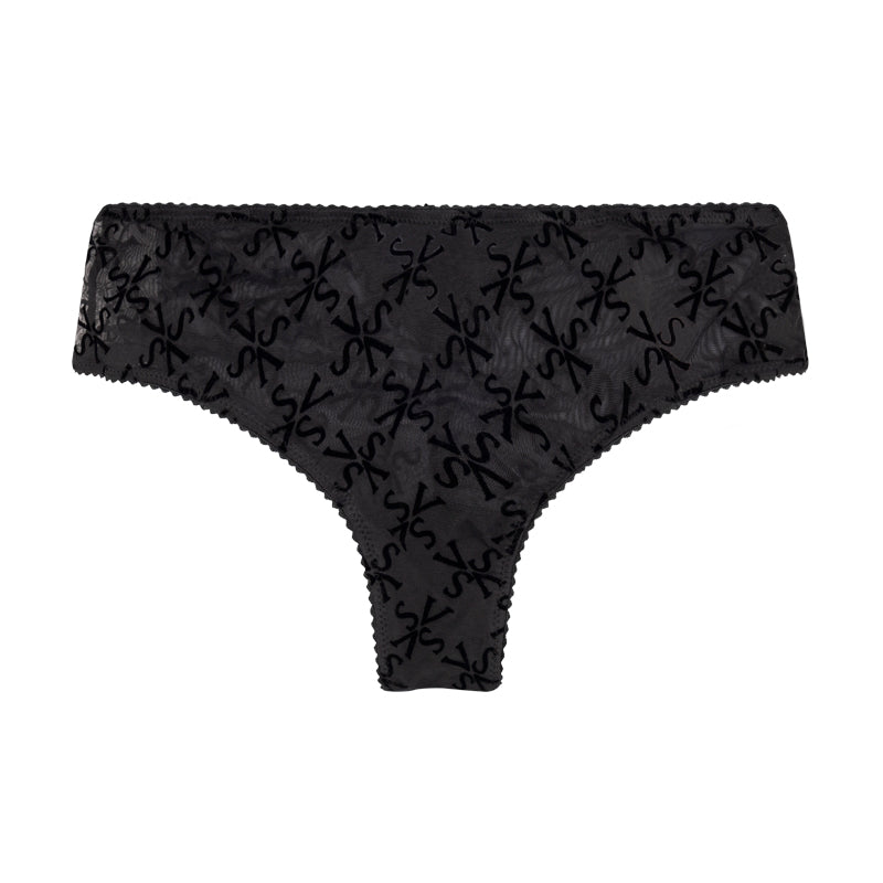 Victoria's Secret Black Mesh Knickers | Cheeky Fit