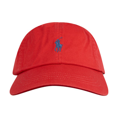 Ralph Lauren Polo Cotton Chino Cap Red One Size