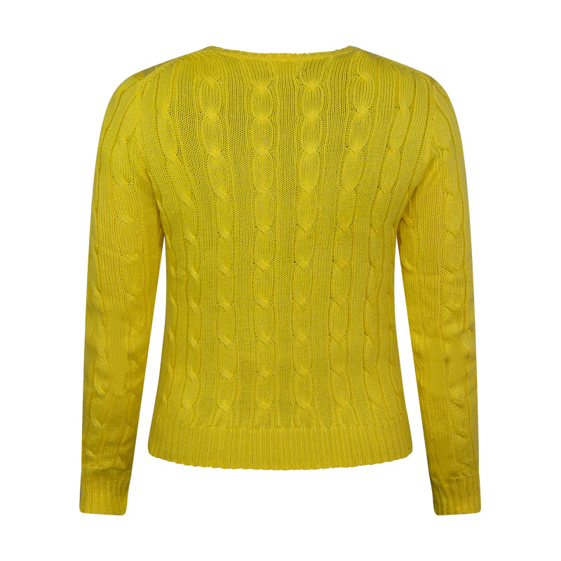 Ralph Lauren Polo Women's Cotton Jumper Yellow