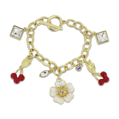 Khloelle Gold Bracelet Cherry and Blossom LC0070883