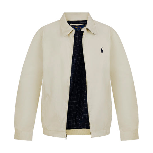 Ralph Lauren Polo Windbreaker Harrington Jacket Beige