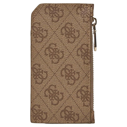 Guess Women's Card Holder Latte Logo Classic 