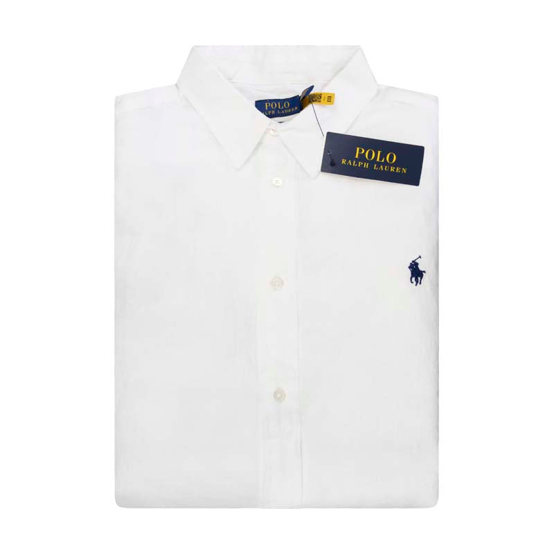 Ralph Lauren Womens Classic Custom Fit Shirt White