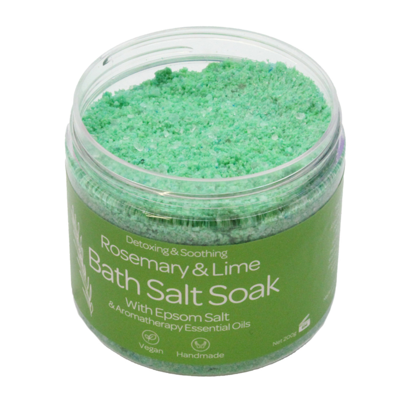 Bathable Rosemary & Lime Bath Salt Soak