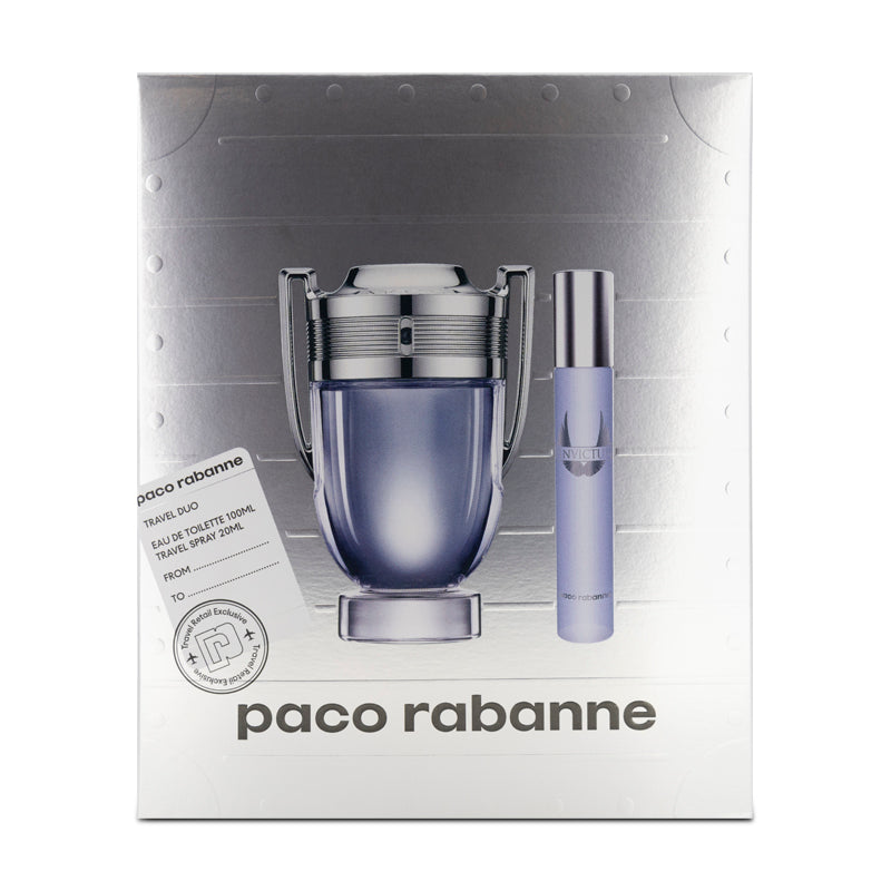 Paco Rabanne Invictus 100ml Eau De Toilette Set (Blemished Box)