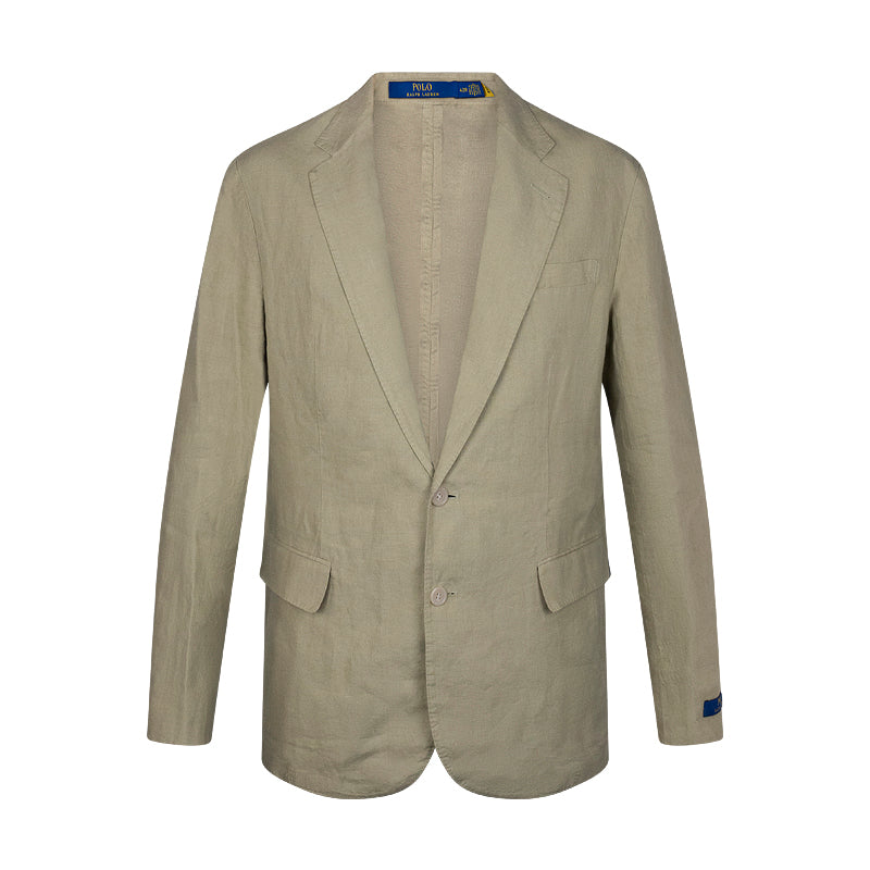 Ralph Lauren Polo Linen Blazer Beige Men's