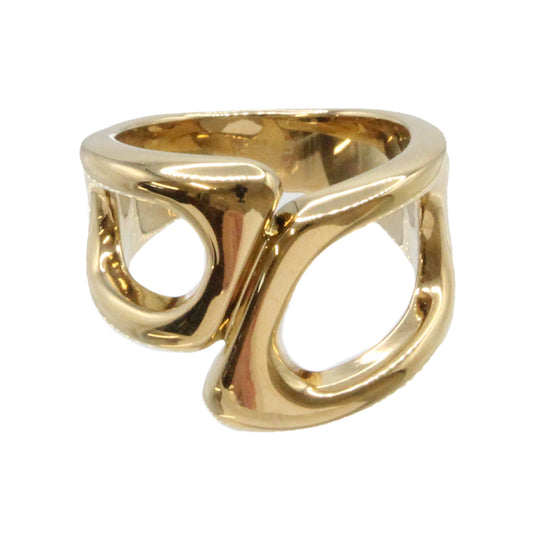 Fossil Steel Gold Tone Ring JF83593718505