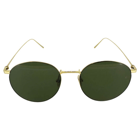 Linda Farrow Unisex Sunglasses Gold Frame Green Lens 6245 LF34C5SUN
