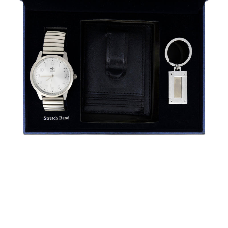 Bella & Rose Watch + Wallet + Keyring Set (Blemished Box)