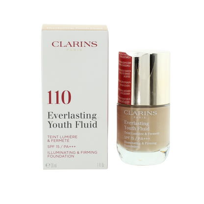 Clarins Everlasting Youth Fluid Illuminating & Firming Foundation SPF15 30ml 110 Honey