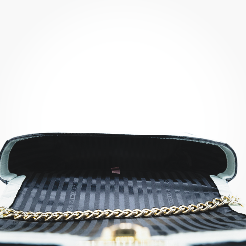 Victoria's Secret Palm Croc Green Crossbody Bag