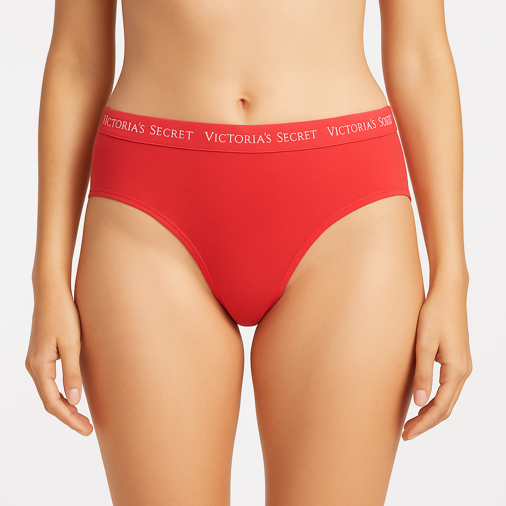 Victoria's Secret Stretch Cotton Logo Hipster Knickers