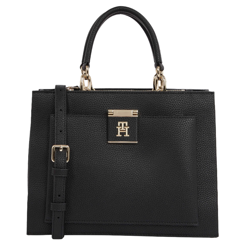 Tommy Hilfiger Heritage Mini Tote Handbag Black