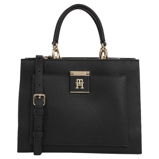 Tommy Hilfiger Heritage Mini Tote Handbag Black