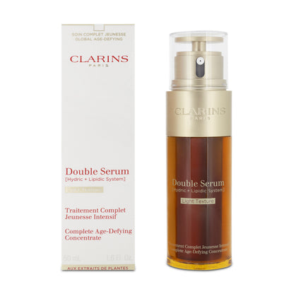 Clarins Double Serum Light Texture Age-Defying Concentrate 50ml (Blemished Box)