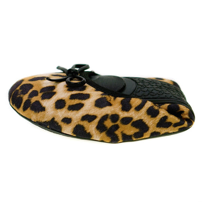 Butterfly Twists Cleo Fold Up Ballerina Shoes Leopard Size 3 (36)