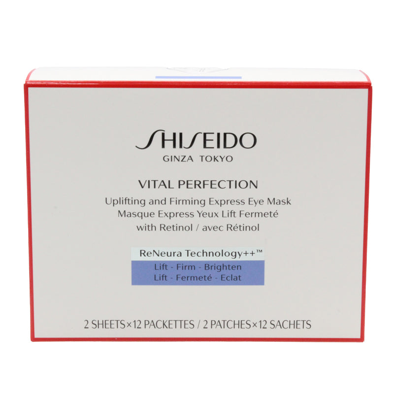 Shiseido Vital Perfection Uplifting And Firming Express Eye Mask (Blemished Box)